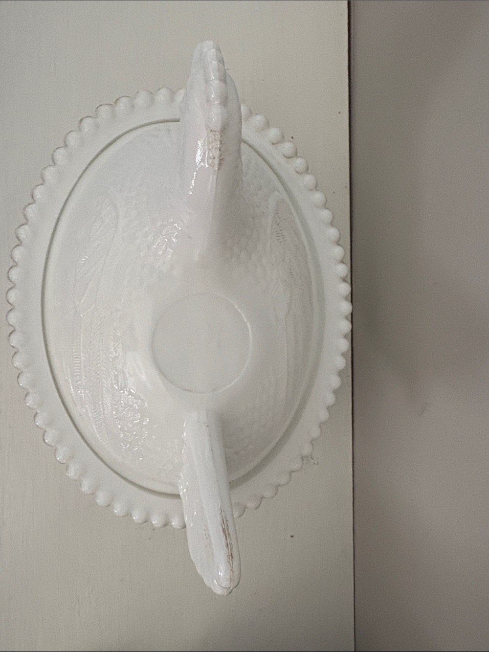 Indiana Glass HEN ON A NEST -White Milkglass - Picture 7 of 12